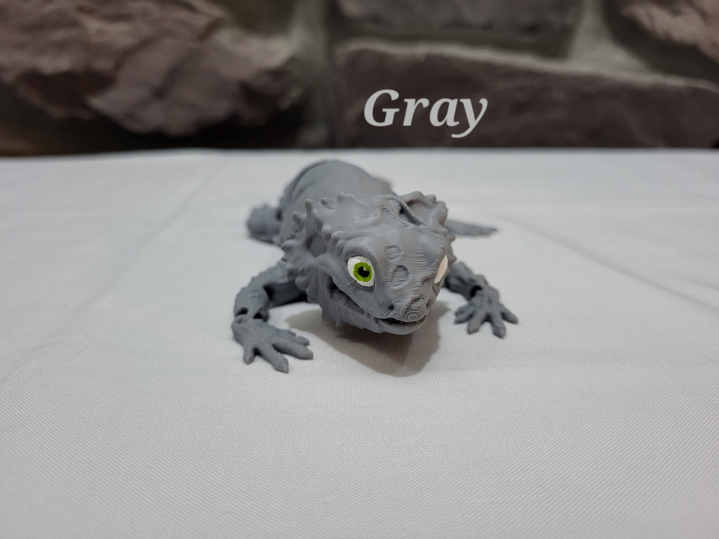 Zombie Bearded Dragon Lizard